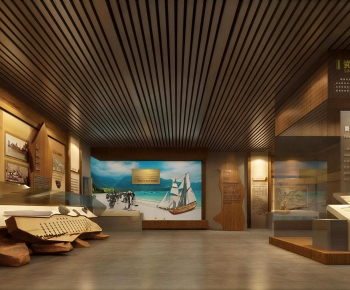 Modern Exhibition Hall-ID:196629057
