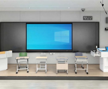 Modern School Classrooms-ID:319776064