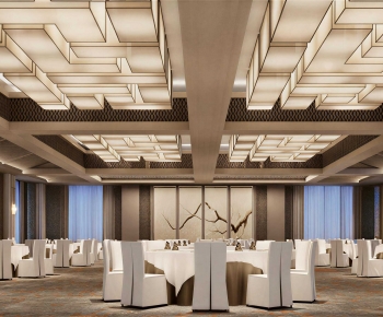 New Chinese Style Banquet Hall-ID:208455097