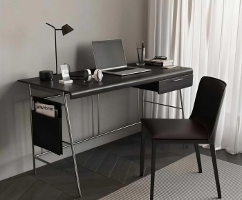 Modern Computer Desk And Chair-ID:222649637