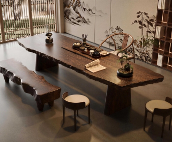 New Chinese Style Tea Tables And Chairs-ID:709306965