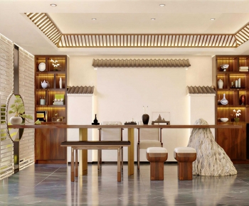 New Chinese Style Tea House-ID:720534094
