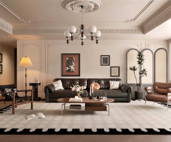 French Style A Living Room-ID:788917063