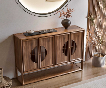 New Chinese Style Side Cabinet-ID:622910984