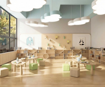 Modern Children's Reading Room-ID:737003095