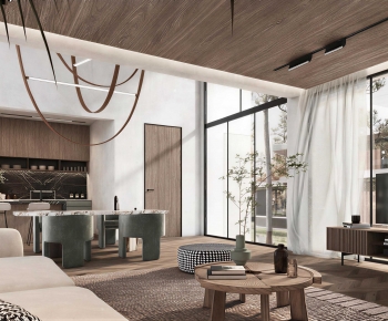 Modern A Living Room-ID:274860922