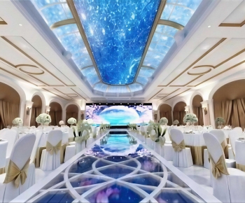 Modern Banquet Hall-ID:717472083