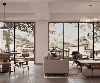 Modern A Living Room-ID:455807921