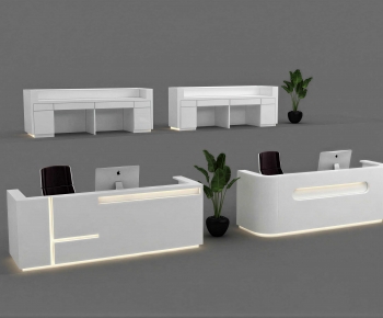 Modern Reception Desk-ID:633131989
