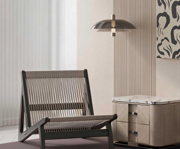Wabi-sabi Style Lounge Chair-ID:249588974