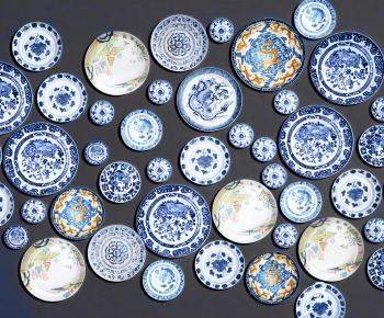 New Chinese Style Decorative Set-ID:819658044