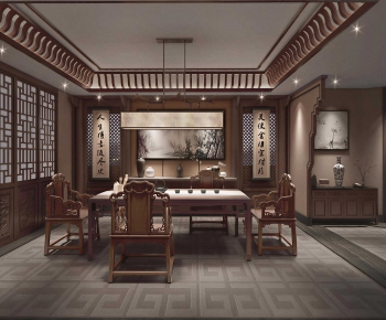 New Chinese Style Tea House-ID:978749992