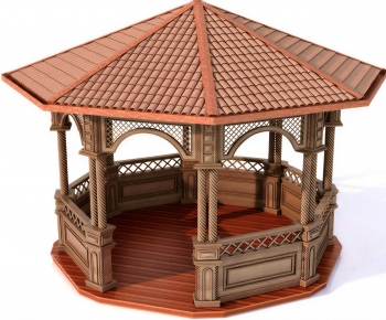 New Chinese Style Ancient Architectural Buildings-ID:321176055