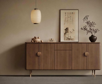 New Chinese Style Side Cabinet-ID:295789964