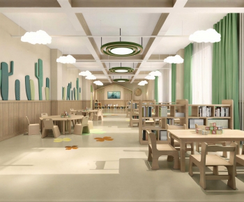 Modern Children's Reading Room-ID:588255888