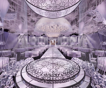 Modern Banquet Hall-ID:671873099