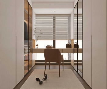 Modern Clothes Storage Area-ID:243320944