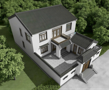 Chinese Style Ancient Architectural Buildings-ID:138941051