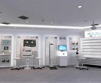 Modern Exhibition Hall-ID:673289368