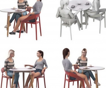 Modern Leisure Table And Chair-ID:467237951
