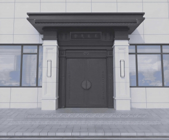 New Chinese Style Gate-ID:128856909