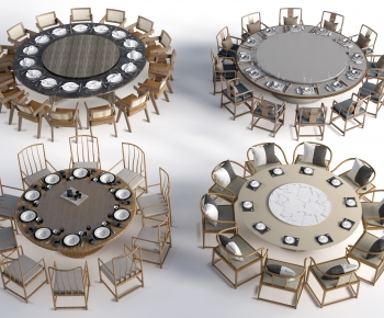 Modern Dining Table And Chairs-ID:958749064