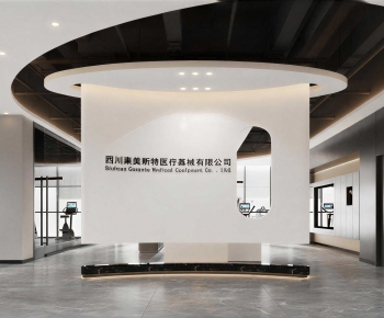 Modern Office Reception Desk-ID:101571172