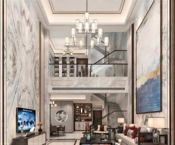 Modern A Living Room-ID:753686902