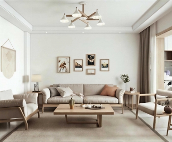 Nordic Style A Living Room-ID:783566952