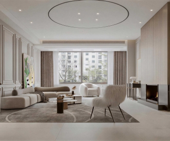 Modern A Living Room-ID:643105033