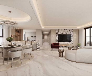 Modern A Living Room-ID:582617044