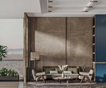 Wabi-sabi Style A Living Room-ID:754059084