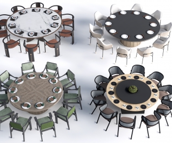 Modern Dining Table And Chairs-ID:767934088