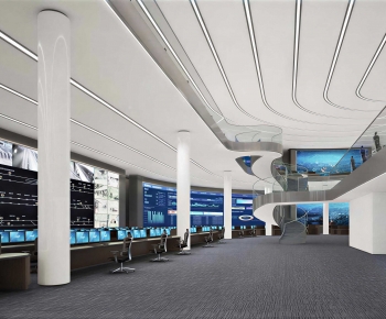 Modern Exhibition Hall-ID:879449855