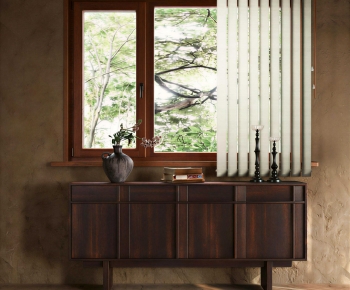 New Chinese Style Entrance Cabinet-ID:182833912