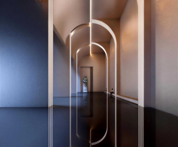 Modern Exhibition Hall-ID:394208911