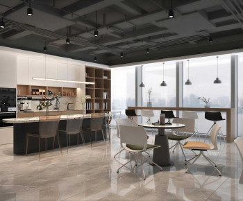 Modern Office Tea Room-ID:881623987