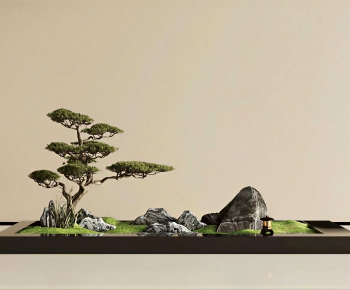 New Chinese Style Plant Landscaping-ID:625260113