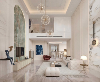 Modern A Living Room-ID:908864973