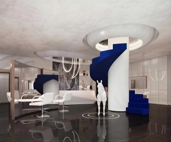 Modern Office Reception Desk-ID:562747008