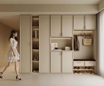 Modern Entrance Cabinet-ID:756349098