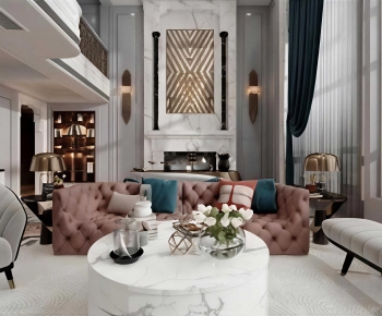 Modern A Living Room-ID:874862919