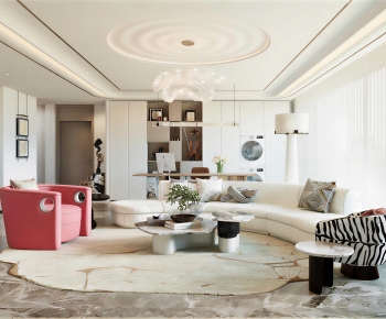Modern A Living Room-ID:904582987