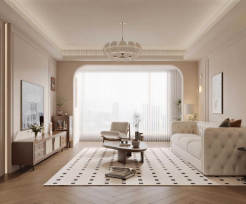 French Style A Living Room-ID:289549117