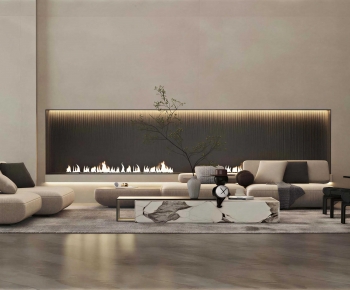 Wabi-sabi Style Sofa Combination-ID:286844974