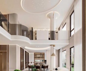 Modern A Living Room-ID:495332008