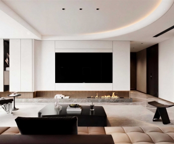 Modern A Living Room-ID:837002049