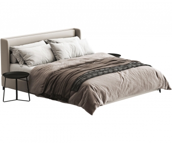 Modern Double Bed-ID:341300965
