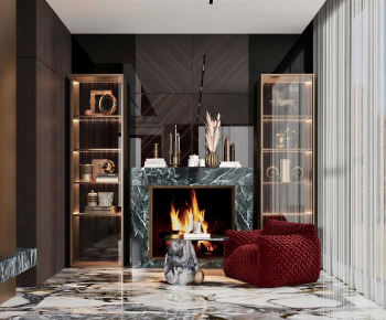Modern A Living Room-ID:390000106