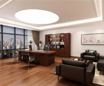 New Chinese Style Manager's Office-ID:928875924